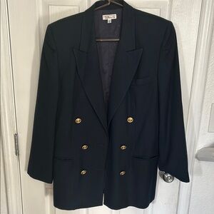Elegant Navy blue blazer with Gold Buttons